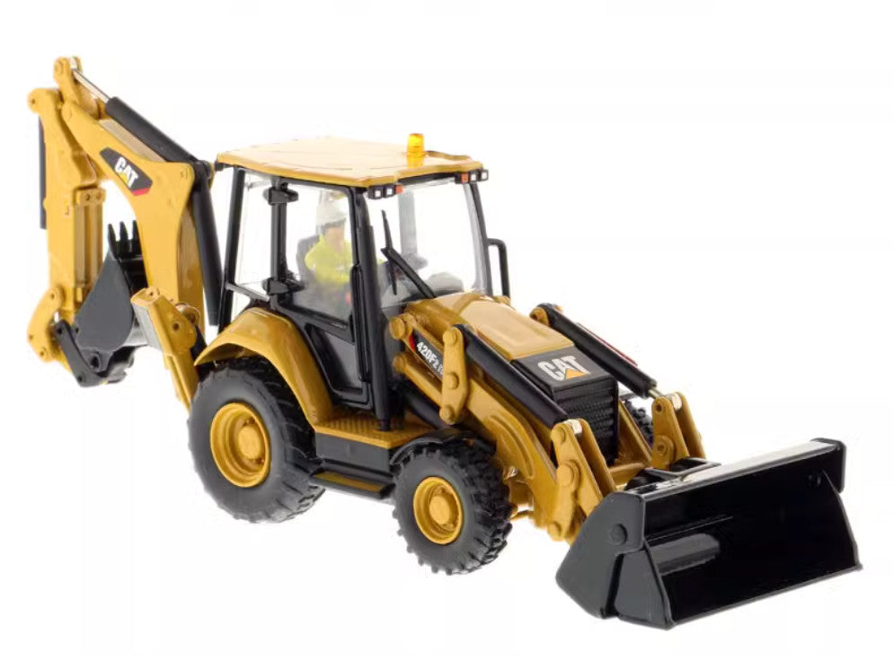 1:50 DM CAT420F2 BACKHOE LOADER Construction Machine Equipment Diecast Model