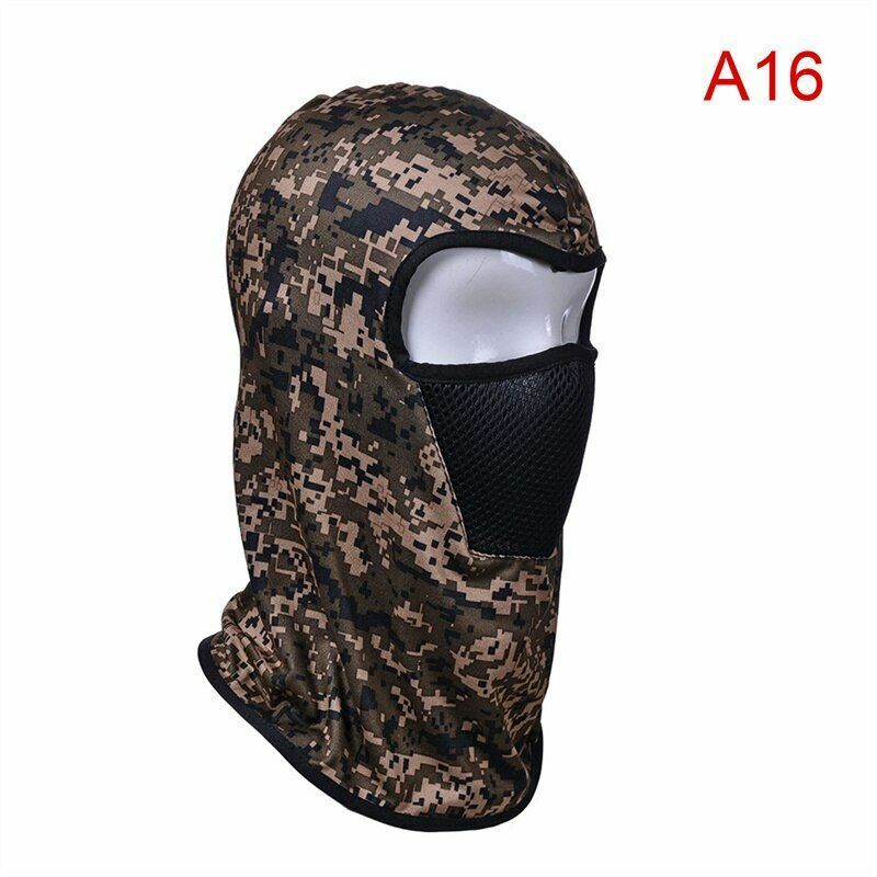 Full Face Cover Balaclava Hat Tactical Winter Cycling Sun Protection Scarf Warm