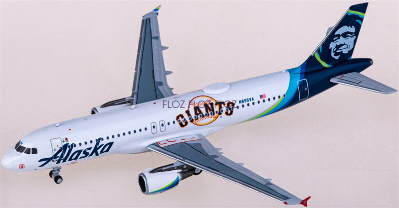 for NG Models for Alaska Airlines for Airbus A320 N855VA 1:400 Airplane Model