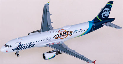 for NG Models for Alaska Airlines for Airbus A320 N855VA 1:400 Airplane Model