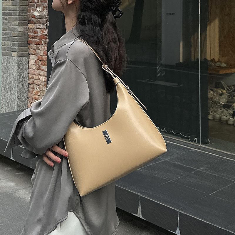 Genuine Leather Bag Small Single Shoulder Purse Versatile Crossbody Underarm Bag