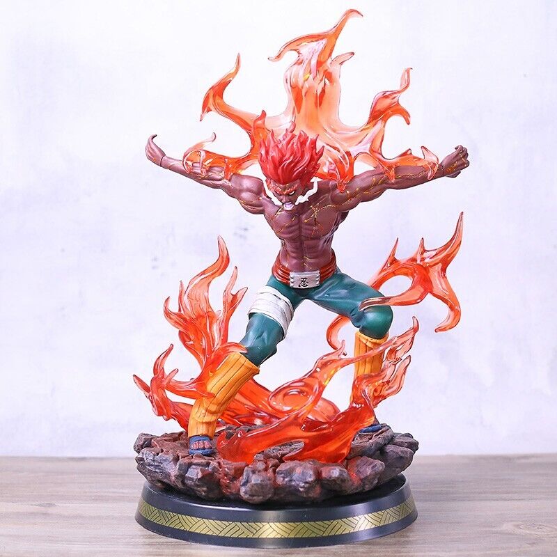 Anime Naruto Shippuden Might Guy Eight Gates PVC Action Figure Model Toy Statue