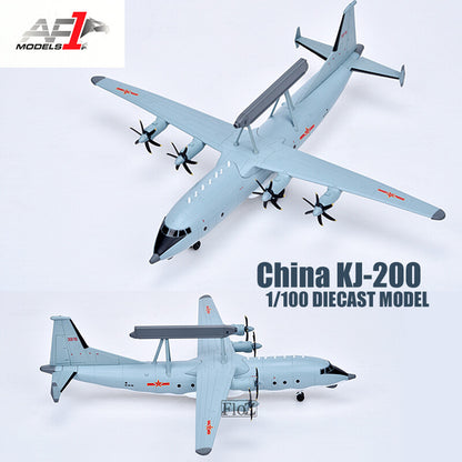 AF1 China KJ-200 1/100 diecast plane model aircraft