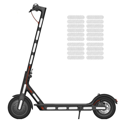 Electric Scooter Reflective Sticker Accessories Waterproof Luminous Night Riding