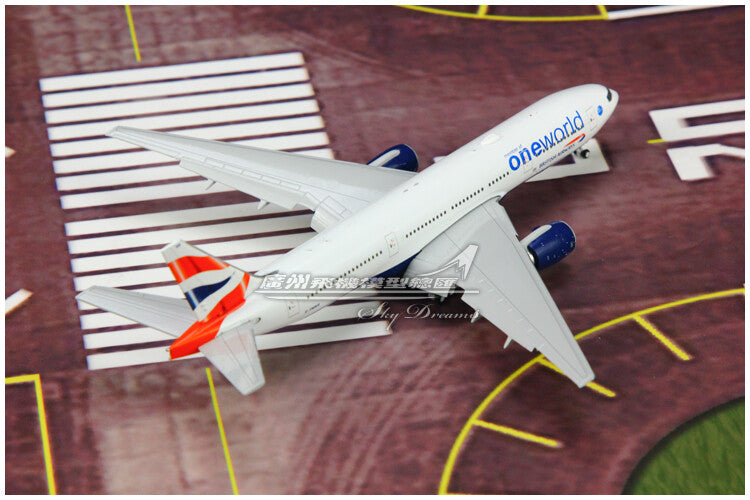 1:400 GeminiJets BRITISH AIRWAYS ONE WORLD B777-200ER Airplane Diecast Model