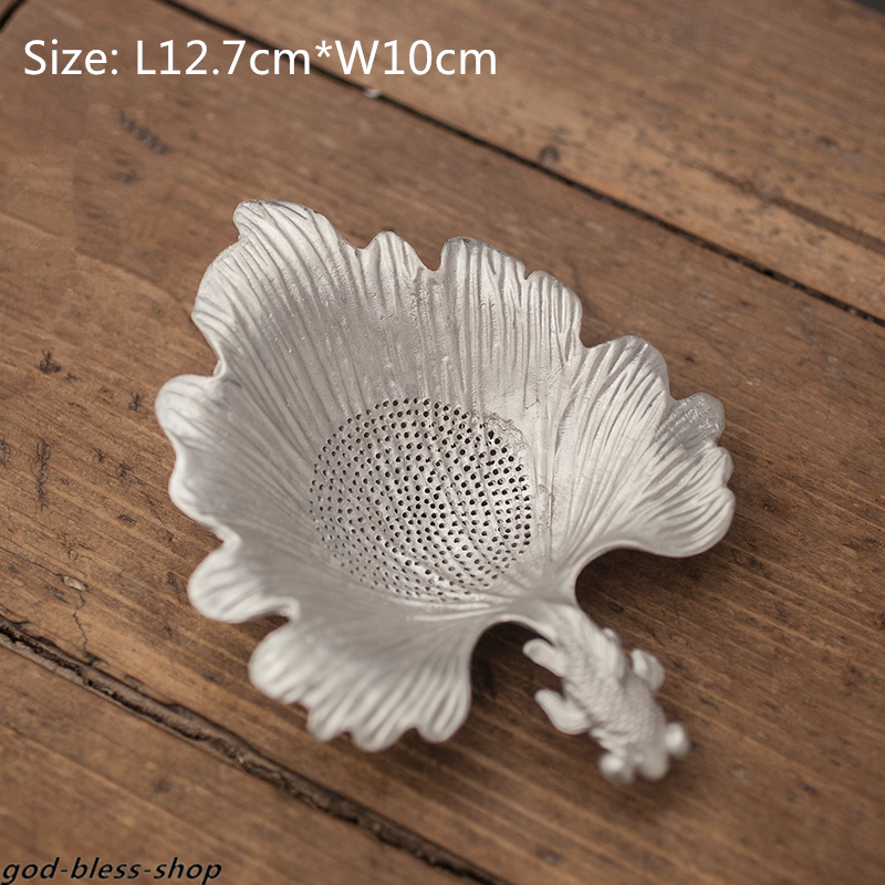 Pure Tin Filter Net Chinese Tea Set Accessories Tea Strainer Creative Net New