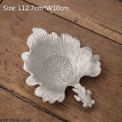 Pure Tin Filter Net Chinese Tea Set Accessories Tea Strainer Creative Net New
