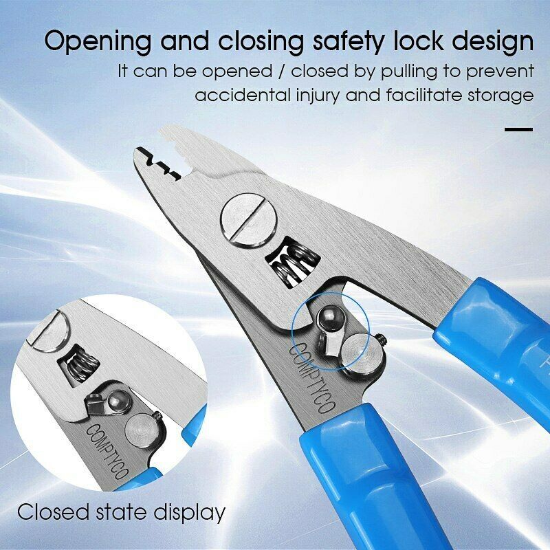Stainless Steel VCFS-30 Three-port Fiber Optical Stripper Pliers Wire Strippers
