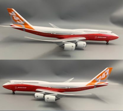 1:160 47CM BOEING 747-8 Passenger Airplane Landing Gear Resin Aircraft Model