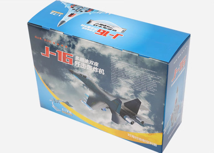 1:72 31CM J-16 Fighter Bomber Plane Diecast Airplane Military Aircraft Model
