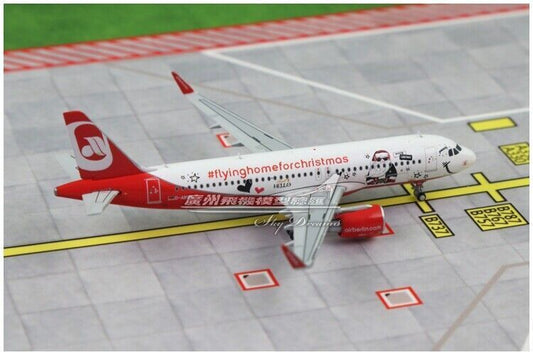 1:400 JC Wings Airberlin AIRBUS A320 Passenger Airplane Diecast Aircraft Model