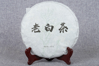 357g Yunnan Pu'er Tea Ancient Tree White Tea Moonlight Beauty White Tea Cake