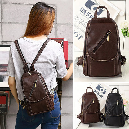 Convertible Faux Leather Small Mini Backpack Rucksack Sling bag Purse Cute Bag