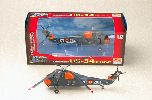 Belgium AF H-34 HSS-1 Seabat Choctaw helicopter 1/72 finished Easy model