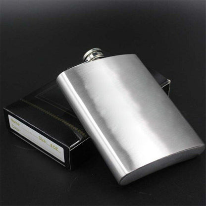 Hip Flask Set Stainless Steel Wine Bottle Drinkware Cup Portable Whiskey Liquor