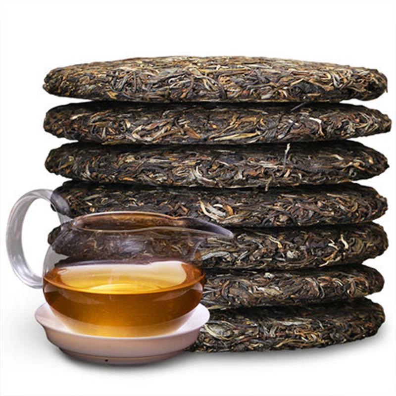 Raw Pu Erh Tea Cake Ancient Tree Qizi Bing Cha Yunnan Pu erh 357g