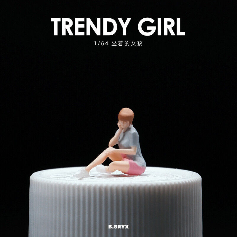 1/64 Figure Model Sexy Girl Model Boy Model City Street Mini Scene Doll