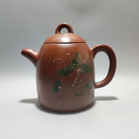 Vintage Chinese Yixing Purple Clay Teapot Zisha Ceremony Exquisite Teaware Rare