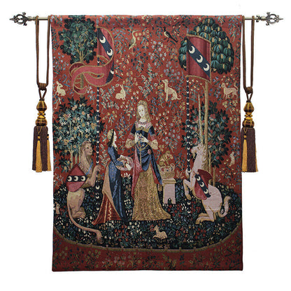 Wenwen ladies and unicorns weave paper towels with a height of 55 x a width of 41 inches-