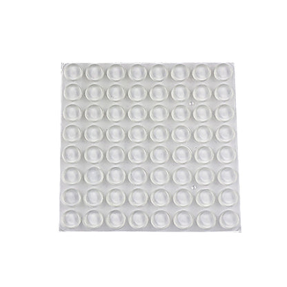 64Pcs New CLEAR Ball Round Anti-Collision Silicone Pad With 3M Sticker 12*2mm G