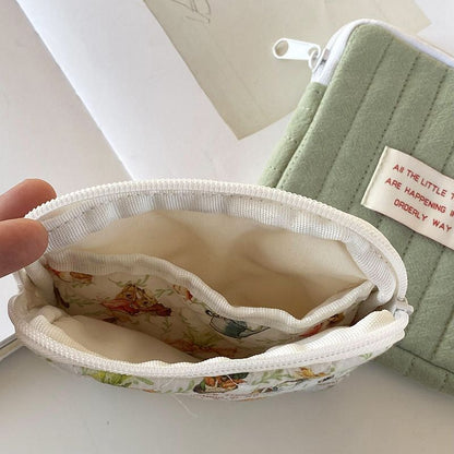 Napkin Storage Bag Cotton Coin Purse Jewelry Organizer Pouch Makeup Cosmetic Bag