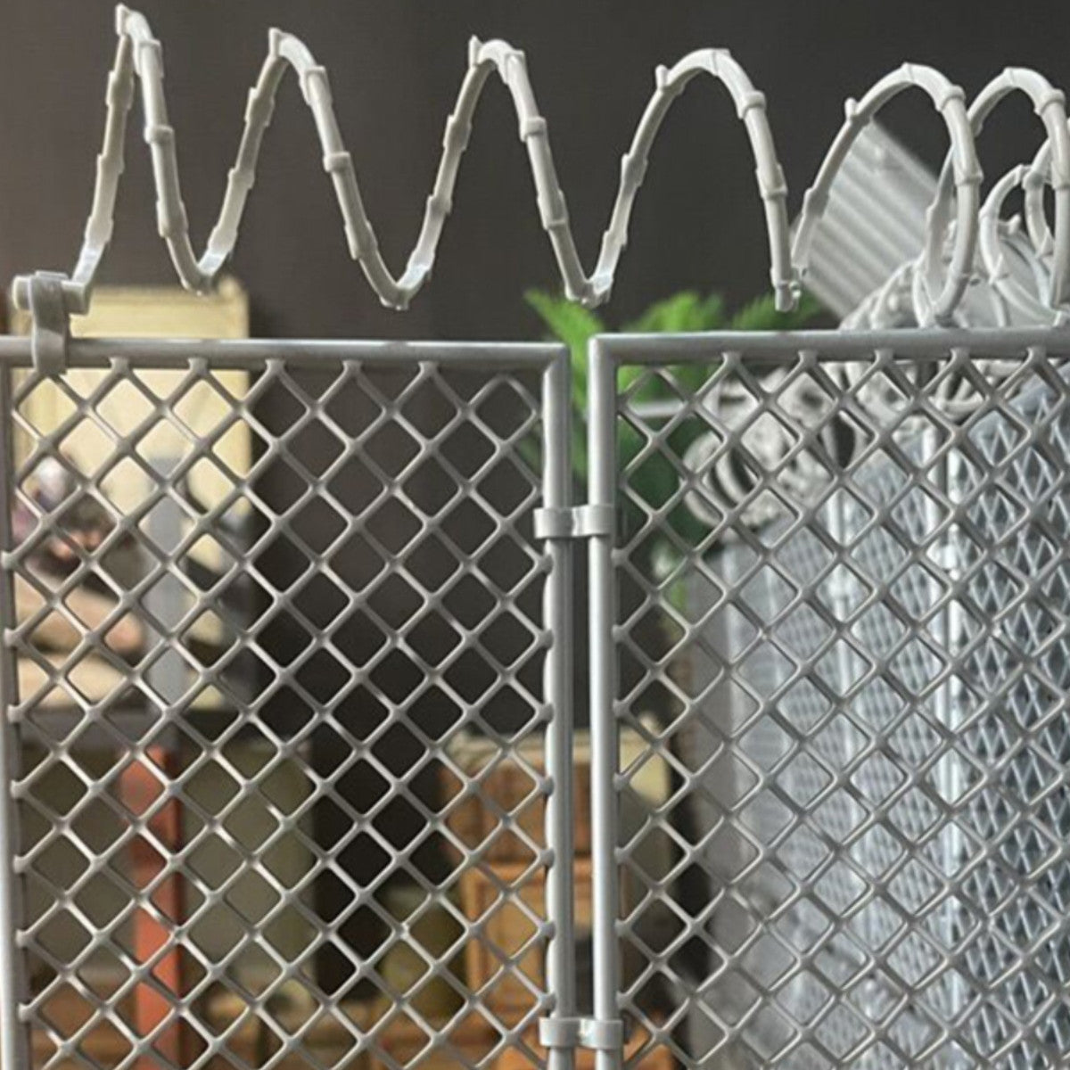 Scene Display Model Wire Fence Military Base Scene Layout Prop Model Accessories
