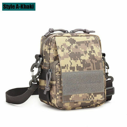 Tactical Pouch Shoulder Waist Bag Waterproof Nylon Multifunction Hunting Travel