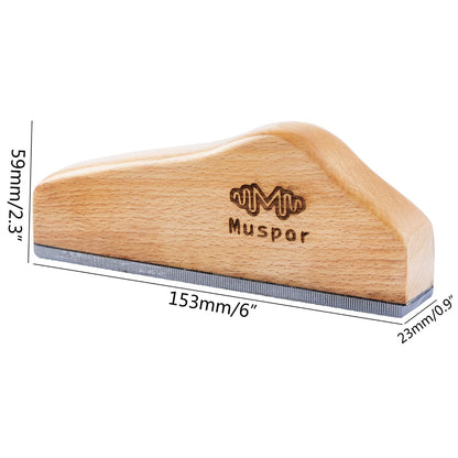 Hardwood Handle+Carbon Steel Fret Levelling File Durable Violin-making Tools