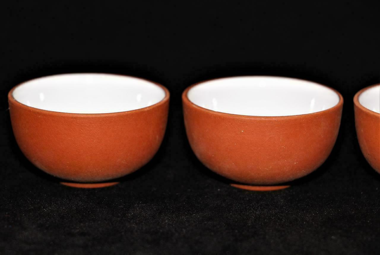 4 Pcs Chinese Yixing Zisha 25ml Clay Tea Cup