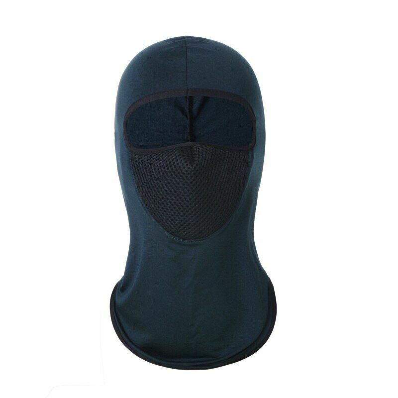 Full Face Cover Balaclava Hat Tactical Winter Cycling Scarf Warm Face Mask Black
