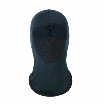 Full Face Cover Balaclava Hat Tactical Winter Cycling Scarf Warm Face Mask Black
