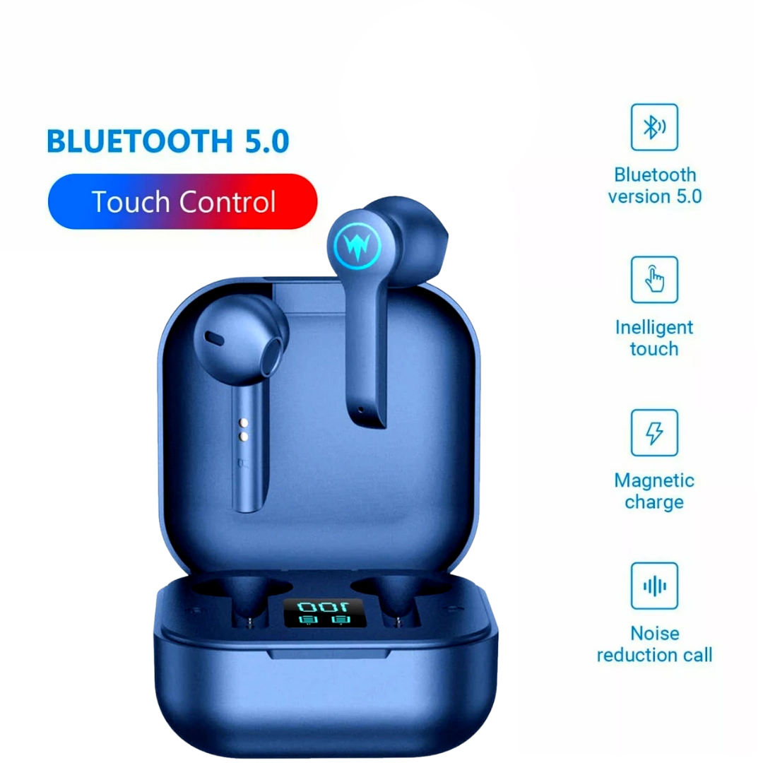 Audifonos Bluetooth 5.0 Inalambricos Auriculares para Telefonos Celular Tablet