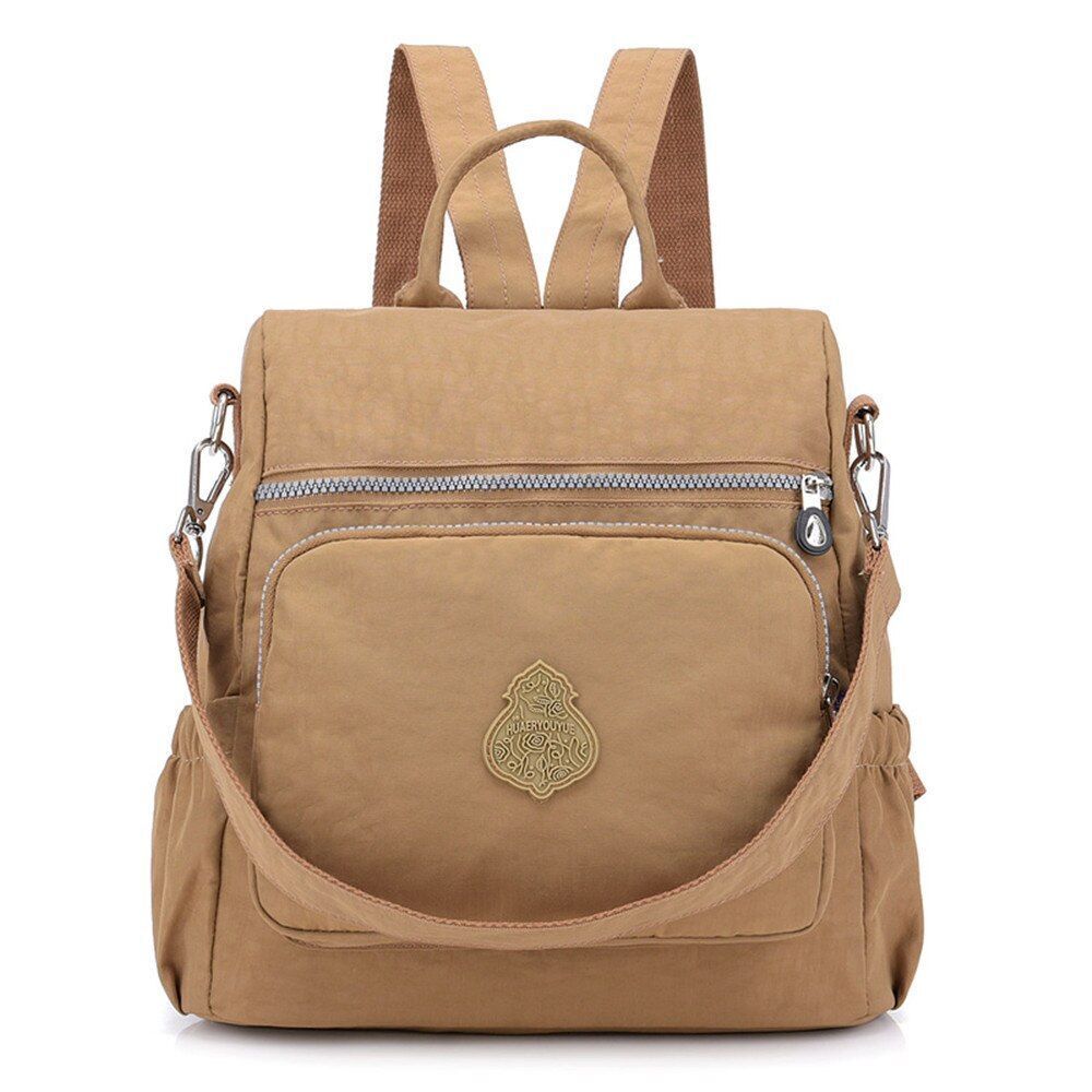 Fashion Women Backpack School Bags Nylon Cloth Waterproof Backpack Large Bookbag