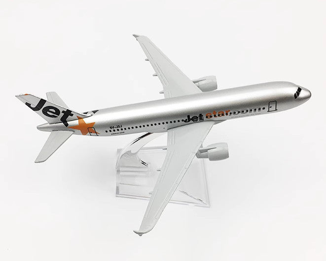 16CM Jetstar AIRBUS A320 Passenger Aircraft Plane Diecast Airplane Model