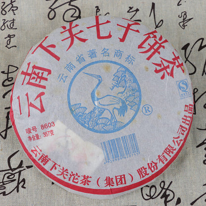 8603 * 2007 Yunnan Xiaguan Old Aged Pu-erh Pu'er Shen Puerh Puer Tea Raw 357g