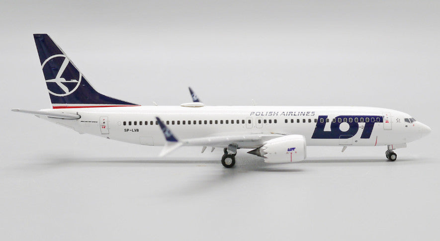 1:400 JC Wings LOT BOEING 737 MAX 8 Passenger Plane Diecast Aircraft Model