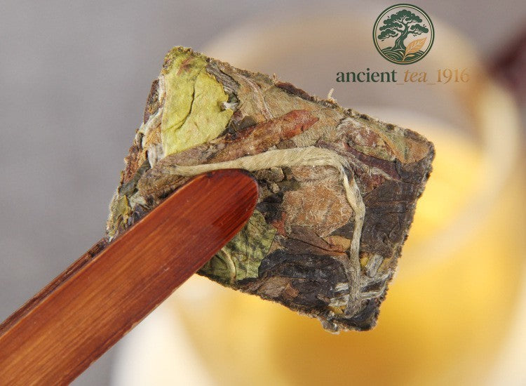 500g Mini Yunnan Chinese White Tea Bai Cha Tea Small Brick Cake