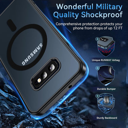 for Samsung Galaxy S10E Case Magnetic, Galaxy S10E Phone Case [Compatible with M