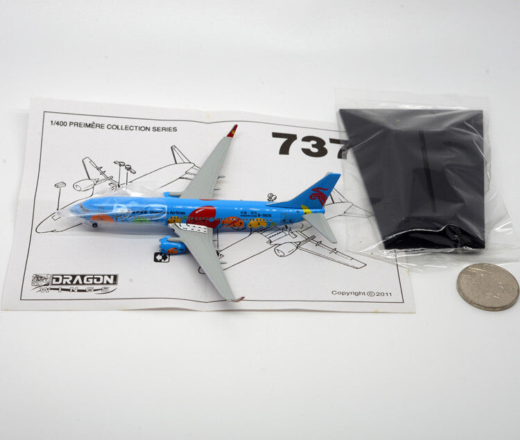 Dragon for Boeing 737-800 World No B-5606 1/400 diecast model plane