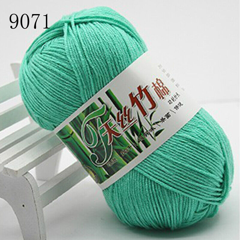 Hot Sale 50g Soft Bamboo Crochet Cotton Yarn Knitting Baby Knit Wool Yarn