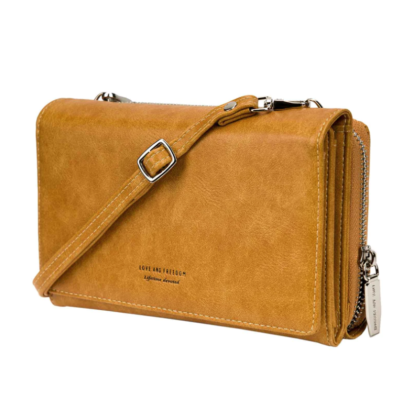 Celela Women Multifunctional Cell Phone Card Holder Clutch Crossbody Wallet Bag
