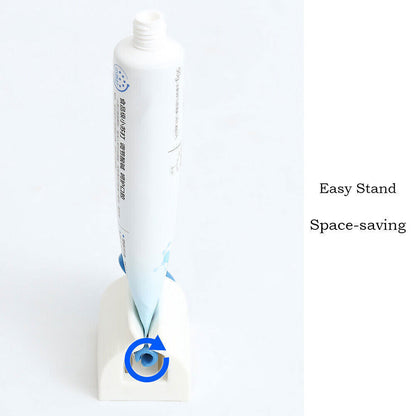 3x Toothpaste Squeezer Bathroom Tube Easy Stand Dispenser Rolling Holder Seat