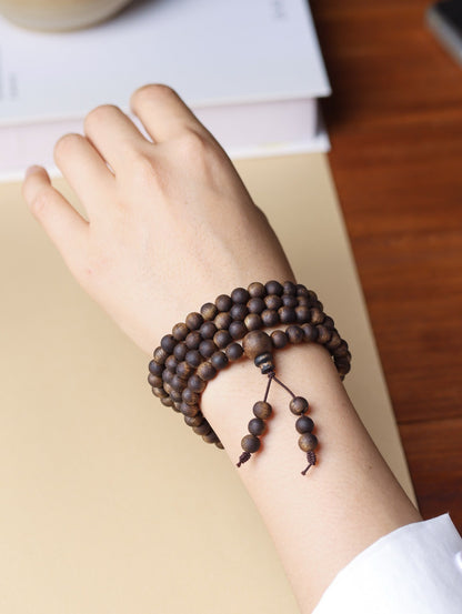 6mm Chinese Natural Eaglewood Handmade Exquisite Bracelets 31249