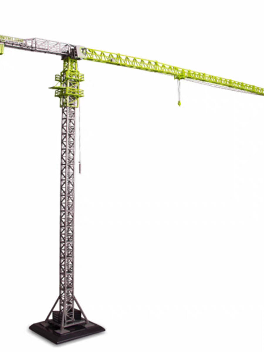 ZOOMLION 1:80 TC6513-8B Tower Crane Construction Machine Equipment Diecast Model
