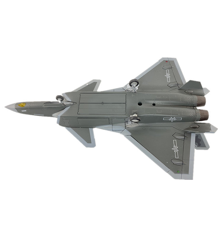 1:60 38CM China J-20 Stealth Fighter Airplane Diecast Military Aircraft Model