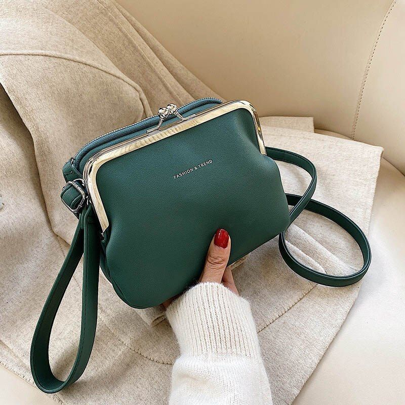 Shoulder Bag Synthetic Leather Crossbody Purse Fashion Handbag Clutch 20*15*6 CM