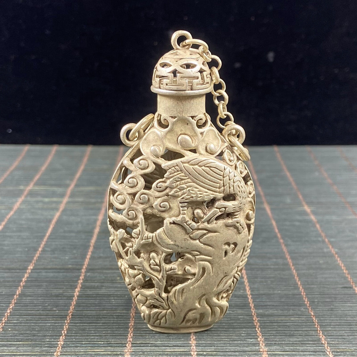 Collectibles Tibetan Silver Handmade Statue Exquisite Bottles