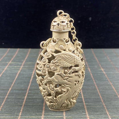 Collectibles Tibetan Silver Handmade Statue Exquisite Bottles