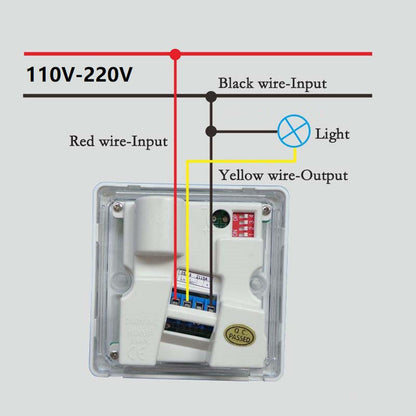 AC 110V~220V 86 Switch Touch Switch Panel Timer Outdoor Button Timer Controler A
