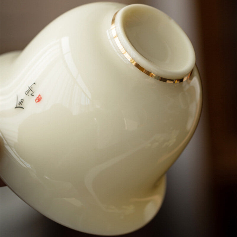 180ml Chinese Ceramic Gaiwan Tureen Tea Cup Bowl Kung Fu Tea Set Tea Ceremony